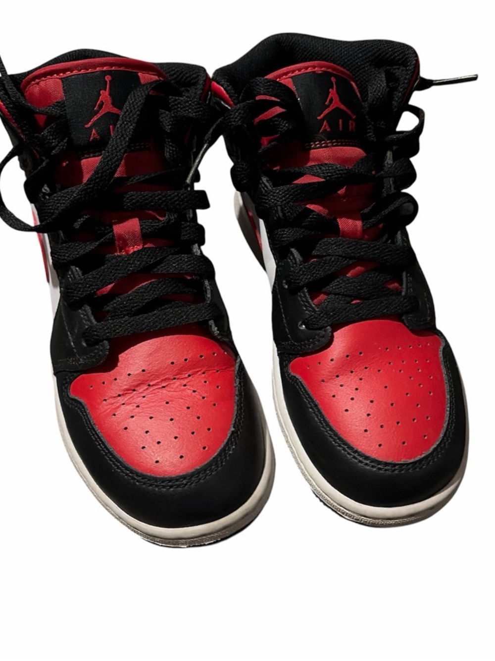 Nike Air Jordan 1 Mid - Black/White/Red